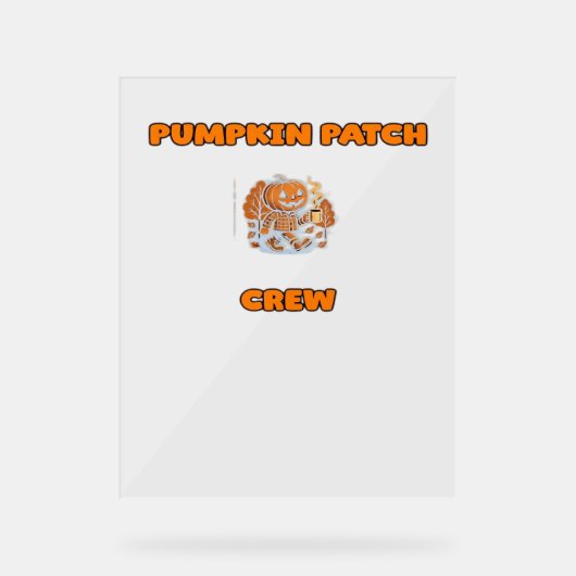 Retro Erntedank Türkei - Fall Harvest Design Ov Acrylschild (Vorderseite)