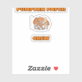 Retro Erntedank Türkei - Fall Harvest Design Ov Aufkleber (Blatt)