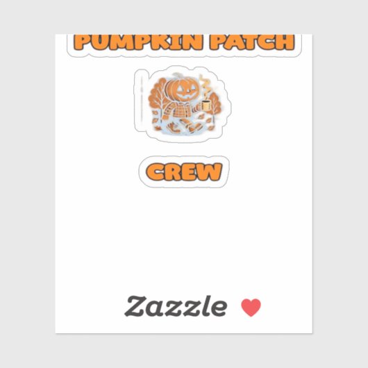 Retro Erntedank Türkei - Fall Harvest Design Ov Aufkleber (Blatt)