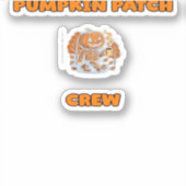 Retro Erntedank Türkei - Fall Harvest Design Ov Aufkleber (Vorderseite)