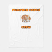 Retro Erntedank Türkei - Fall Harvest Design Ov Fleecedecke (Vorderseite)