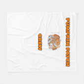 Retro Erntedank Türkei - Fall Harvest Design Ov Fleecedecke (Vorderseite (Horizontal))