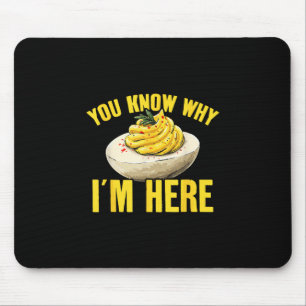 Retro Erntedankfest Abendessen Du weißt warum ich Mousepad