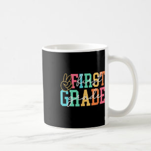 Retro Erste Klasse Vornehme Zurück Zur Schule Lehr Kaffeetasse