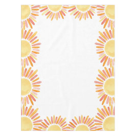 Retro Erster Ausflug rund um die Sun Birthday Part Tischdecke