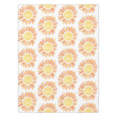 Retro Erster Ausflug rund um die Sun Birthday Part Tischdecke (Vorderseite)