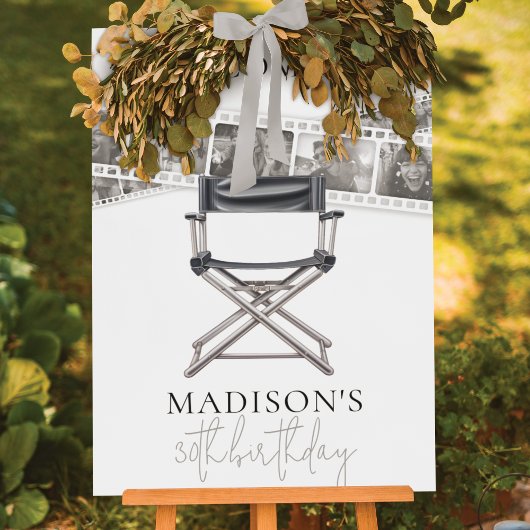 Retro Erwachsene Geburtsdatum Zeichen Personalisie Poster