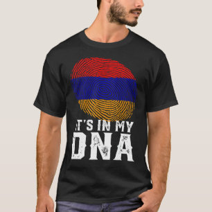 Retro Es befindet sich in meiner DNA Fingerprint A T-Shirt