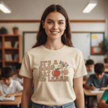 Retro Es ist ein guter Tag zum Lernen Lehrer  | Gr