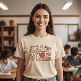 Retro Es ist ein guter Tag zum Lernen Lehrer  | Gr T-Shirt