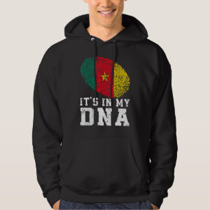 Retro es ist in meiner DNA Kamerun Flag Patriotic Hoodie