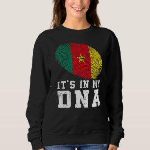Retro es ist in meiner DNA Kamerun Flag Patriotic Sweatshirt