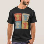 Retro Espresso Maker gift T-Shirt (Vorderseite)