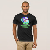 Retro esse ich Noobs für Frühstücks-T - Shirts (Vorne ganz)
