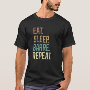 Retro essen Schlafmütze Vintag wiederholen T-Shirt
