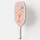 Retro essen, trinken und Meren Pickleball Weihnach Pickleball Schläger (Links)