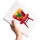 Retro-Essensstuhl Aufkleber