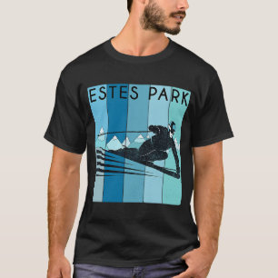 Retro Estes Park Colorado Ski Vintag Estes Park S T-Shirt