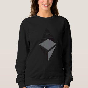 Retro Ethereum Blockchain Krypto Eth Trader White Sweatshirt