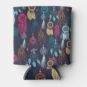 Retro Ethnic Doodle: Dreamcatcher Collection Dosenkühler