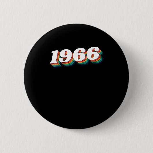 Retro-Etikett 1966 Button (Vorderseite)