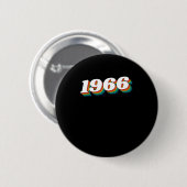 Retro-Etikett 1966 Button (Vorne & Hinten)