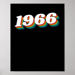 Retro-Etikett 1966 Poster