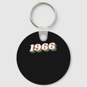 Retro-Etikett 1966 Schlüsselanhänger