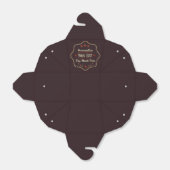 Retro-Etikett Geschenkschachtel (Ungefaltet)