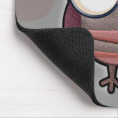 Retro Eule Mousepad (Ecke)