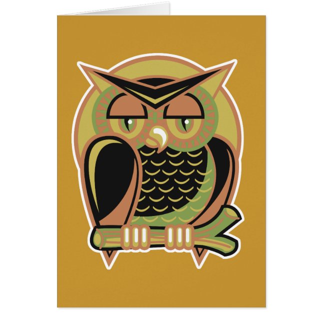 Retro-Eulen-Design (Vorne)