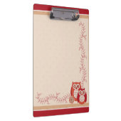 Retro Eulen-Klemmbrett Klemmbrett (Rechts)