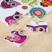 Retro Eulen Puzzle (Seite)