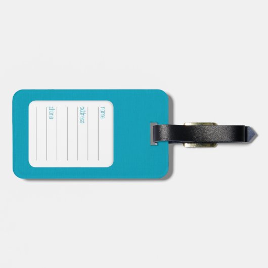 Retro Eulenmustergepäck-Reiseumbauten Gepäckanhänger (Rückseite horizontal)