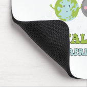Retro Everybody line Up Total Solar Eclipse 2024 E Mousepad (Ecke)