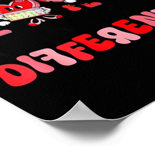 Retro Everyone Communicates Differently Autism Val Poster (Ecke)