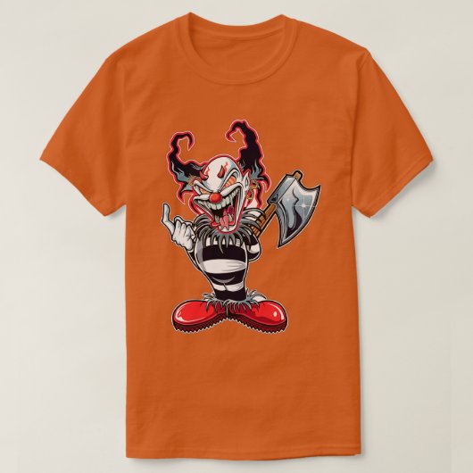 Retro Evil Clown 1 T-Shirt (Design vorne)