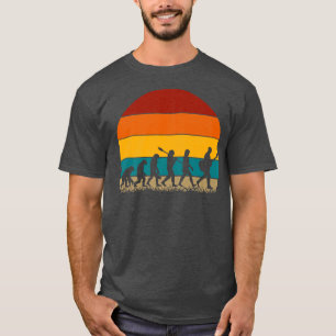 Retro-Evolution des GitarrespielersAkustische Gita T-Shirt