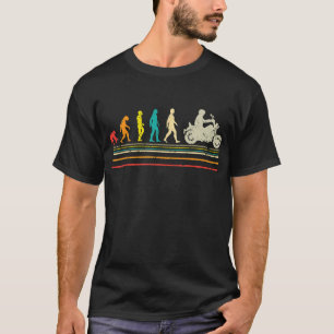 Retro-Evolution Motorradfahrer Vintag T-Shirt