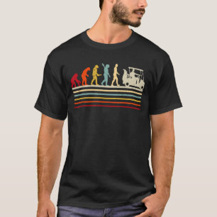 Retro-Evolution von Man Golf Player Golfer 2 T-Shirt