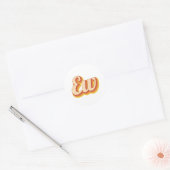 Retro Ew Runder Aufkleber (Umschlag)