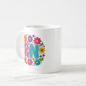 Retro examinierte Krankenschwester Kaffeetasse (Vorderseite Links)