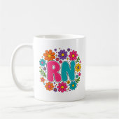 Retro examinierte Krankenschwester Kaffeetasse (Links)