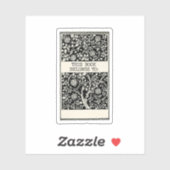 Retro-Exlibris Dieses Buch gehört Aufkleber (Blatt)