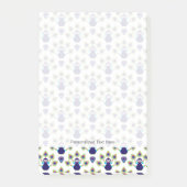 Retro exotischer Pfau Indiens Post-it Klebezettel (Vorderseite)