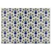 Retro exotischer Pfau Indiens Schneidebrett (Vorderseite)