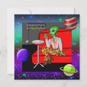 Retro Extraterrestrial in der Disco Lounge aus den