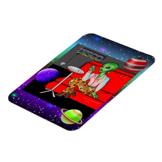 Retro Extraterrestrial in der Disco Lounge aus den Magnet (Linke Seite)