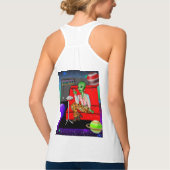 Retro Extraterrestrial in der Disco Lounge aus den Tank Top (Rückseite)