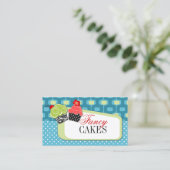 Retro extravagante visitenkarte (Stehend Vorderseite)